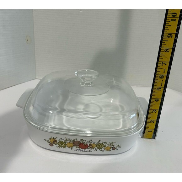 Vintage Corning Ware A-10-B Spice of Life Collection L’Echalote w Pyrex Lid A12C - Picture 12 of 12